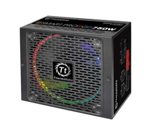 THERMALTAKE Smart Pro RGB 750W Modular (80+ Bronze, 4xPEG, 140mm, Single Rail) PS-SPR-0750FPCBEU-R - 404267 - zdjęcie 2